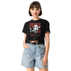 Women’s peace crop top