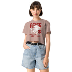 Women’s peace crop top