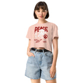Women’s peace crop top