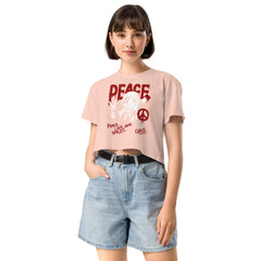 Women’s peace crop top